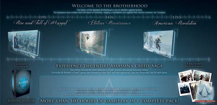 Assassin's Creed Anthology-PS3-PC-Xbox 360